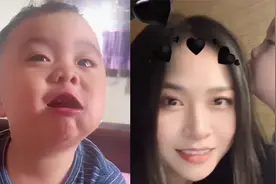 妈妈剪完齐刘海颜值大变，宝宝看到两眼放光不停喊姐姐，画面爆笑视频封面