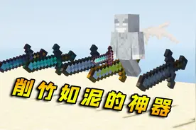 我的世界：用剑打掉蜘蛛网，竟会掉落整个蜘蛛网！