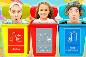 小朋友们你了解垃圾如何分类吗？快来和小女孩学习下吧视频封面