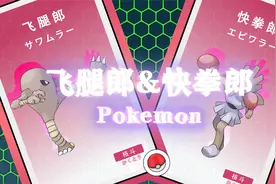 神奇宝贝图鉴-飞腿郎与快拳郎，一个用拳头，一个用脚踢。视频封面