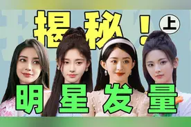 原来明星也“秃头”？何炅戴假发套明显，黄晓明头尾发量不一