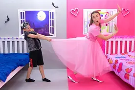 小男孩喜欢黑色，可妈妈喜欢粉色，颜色大比拼谁会更胜一筹呢？