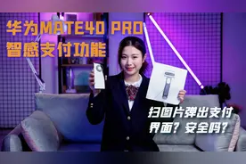 华为Mate40 Pro智感支付功能：扫图片自动弹出支付界面，安全吗？