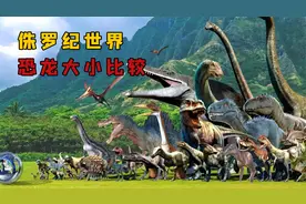 侏罗纪世界恐龙大小比较，看完真是长见识！视频封面