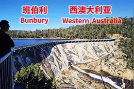 西澳大利亚州南部港口城市班伯利Bunbury和惠灵顿国家公园视频封面