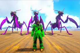 方舟生存进化：水晶岛 30 螳螂你想生了三胞胎让我怎么养视频封面