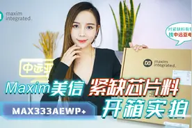 Maxim (美信)紧缺芯片IC「MAX333AEWP+」开箱，中远亚电子实拍！视频封面