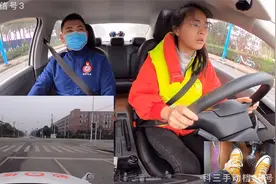 科三考试第一现场，小姐姐第二把满分100过视频封面