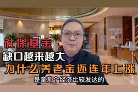 社保基金缺口越来越大了，为什么养老金还连年上涨呢？视频封面