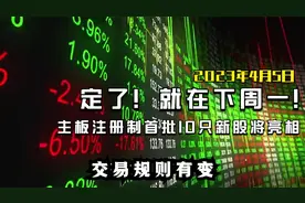 定了！就在下周一！主板注册制首批10只新股将亮相 交易规则有变视频封面
