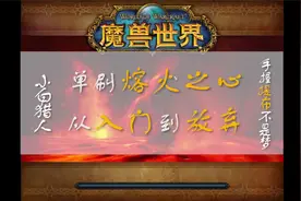 魔兽世界怀旧服经典旧世单刷提布的炽炎长剑视频封面