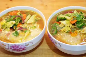 土豆粉做“搅团”头一回见，甘肃50岁老陈这做法，味道确实不一般