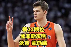 2022年NBA选秀大会 第22顺位 灰熊队 沃克 凯斯勒 Walker Kessler视频封面
