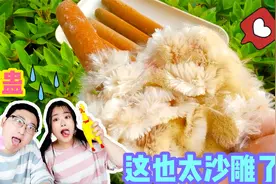 整蛊玩具PK，拉丝大烤肠VS爆浆臭袜子，哪个更解压？可把我笑死了视频封面