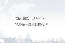 002237 恒邦股份-2022年一季度财报分析.pptx视频封面