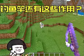 我的世界：mc钓鱼竿的作用你知道多少，可以用来微调生物位置！
