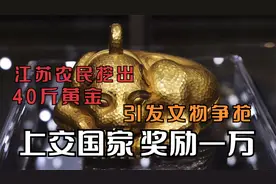 39年前江苏农民挖出40斤黄金文物，引发争抢，上交国家获1万奖励视频封面