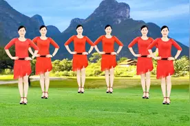 韵律优美广场舞《等你回航》抒情32步，步步醉人好看！