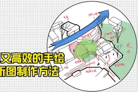 【景观表现自学】有用又高效的手绘分析图制作方法。视频封面