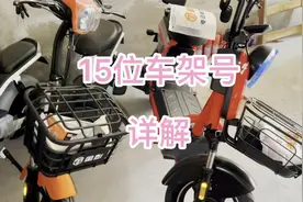 电动车15位车架号有什么含义？修车师傅详细讲解，建议收藏视频封面