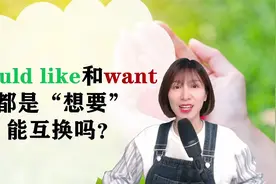 “would like”和“want”都是想要，有什么区别视频封面