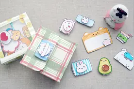 教你自制可爱的立体贴纸，图案简单又好画，一起学起来！