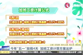 五一劳动节4天连休！加班工资计算方案出炉，5月1号三倍工资！视频封面