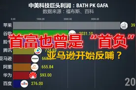 中美最挣钱的科技巨头PK，冠军4000亿，贝佐斯开始割韭菜视频封面