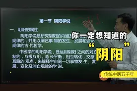 中医阴阳学说，山东中医药大学教授教你看懂中药方@黄鹤师承视频封面