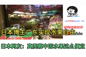 日本博主广东实现水果自由，日本网友：真羡慕中国水果这么便宜视频封面