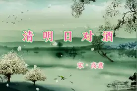 诗词欣赏：高翥《清明日对酒》，借清明扫墓风俗，讽刺世人的虚伪视频封面