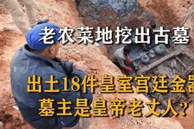 北京老农挖出简陋古墓，18件宫廷金器价值连城，墓主身份让人唾弃视频封面