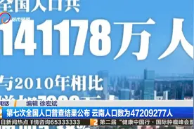 第七次全国人口普查结果公布 云南人口数为47209277人视频封面