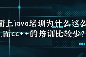 市面上java培训为什么这么多，而c/c++的培训比较少？视频封面