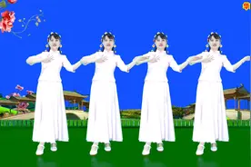 请欣赏广场舞《烟花三月下扬州》动听歌曲优美舞步，带给你好心情