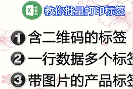 教你在Excel中快速生成三类很难搞定的产品标签，E灵助你一腚之力视频封面