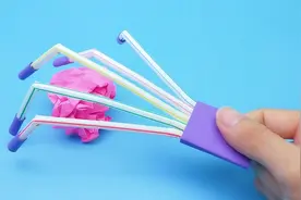用吸管做个机械手，捡垃圾不脏手，太实用了！手工DIY制作视频封面
