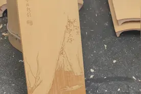 传承人刻一幅寒江独钓图，一人一船一鱼竿，意境好做茶则也很实用视频封面