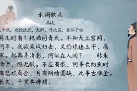 【语文大师 初中必背】水调歌头——宋  苏轼视频封面