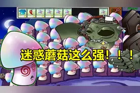 植物大战僵尸另类玩法，如果只用迷惑蘑抵御BOSS，BOSS被咬成渣