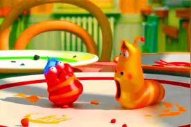 爆笑虫子：小虫子吃盐太多导致脱水了，小朋友们不要学习哟视频封面