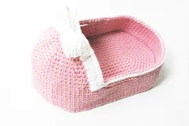 第35集 上集 赛君手作 布条线婴儿篮宠物筐钩针编织视频教程