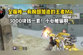 全服唯一有胸部加成的王者M4！3000块钱一套啊！视频封面