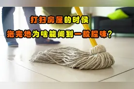 打扫房屋卫生时，为什么拖地之后，会闻到一股腥味呢？
