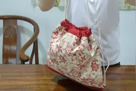 【布艺制作】双肩抽绳包