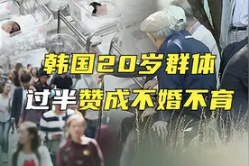 韩国20岁群体过半赞成不婚不育视频封面