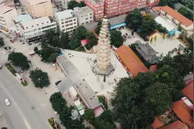 航拍森林城市鄢陵县，花卉苗木种植大县视频封面