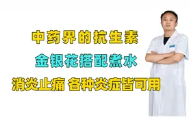 中药界的“抗生素”，金银花搭配煮水，消炎止痛，各种炎症皆可用视频封面