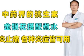 中药界的“抗生素”，金银花搭配煮水，消炎止痛，各种炎症皆可用视频封面