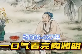 一口气看完陶渊明，归隐派掌门人，无须比较，我独我视频封面